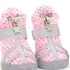 Yousheng 4Pcs Pet Shoes Fashionable Anti-slip Breathable Dog Mesh Boots Pet Supplies