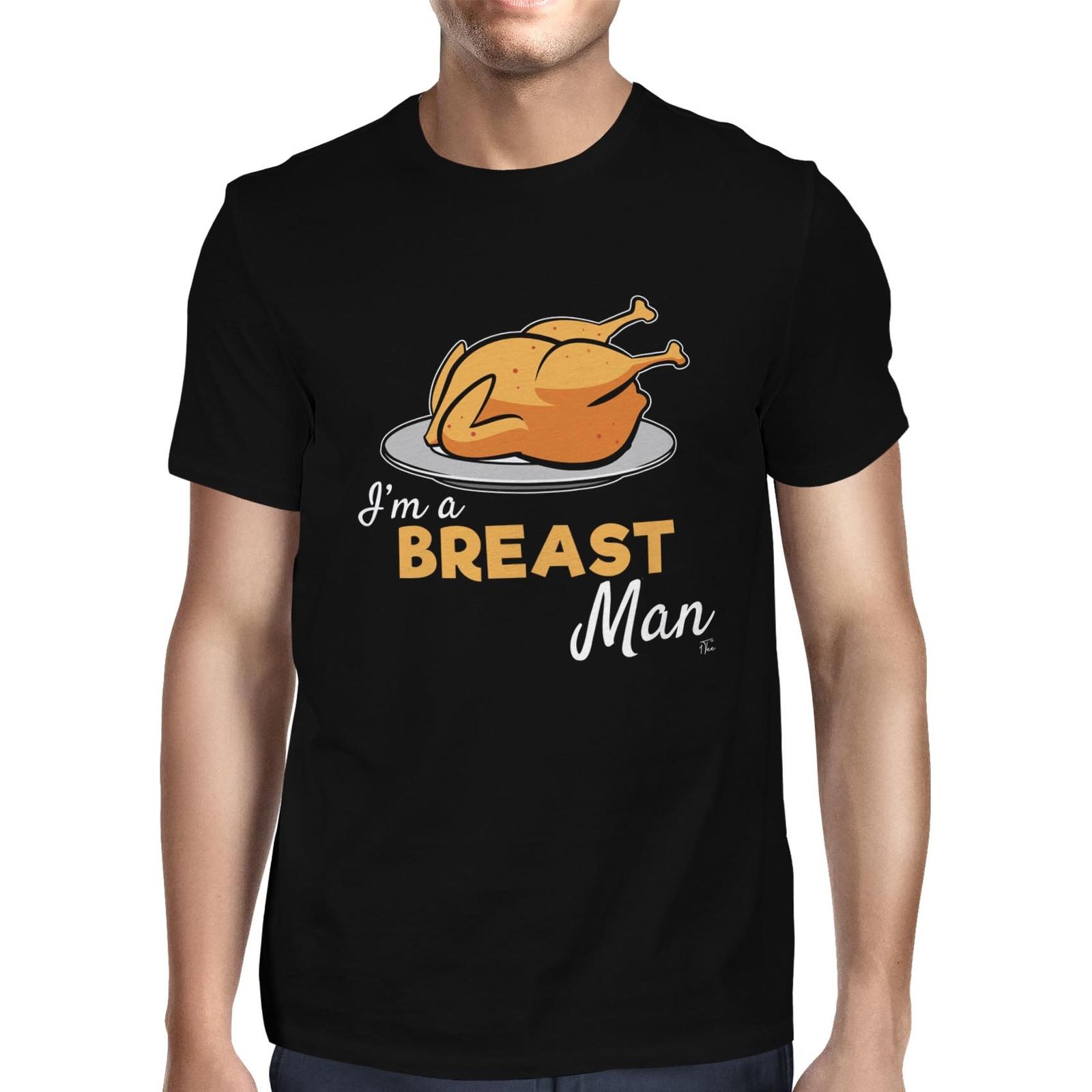 1Tee Mens I m A Breast Man T-Shirt S