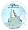 Versatile Women's Large Nylon Tote - Single-Shoulder, Simple Korean-Style Handbag for Shopping