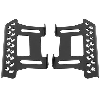 Aluminium Alloy Side Foot Pedal Plate Axial Footplate Spare Parts for SCX10 110 RC Car Black