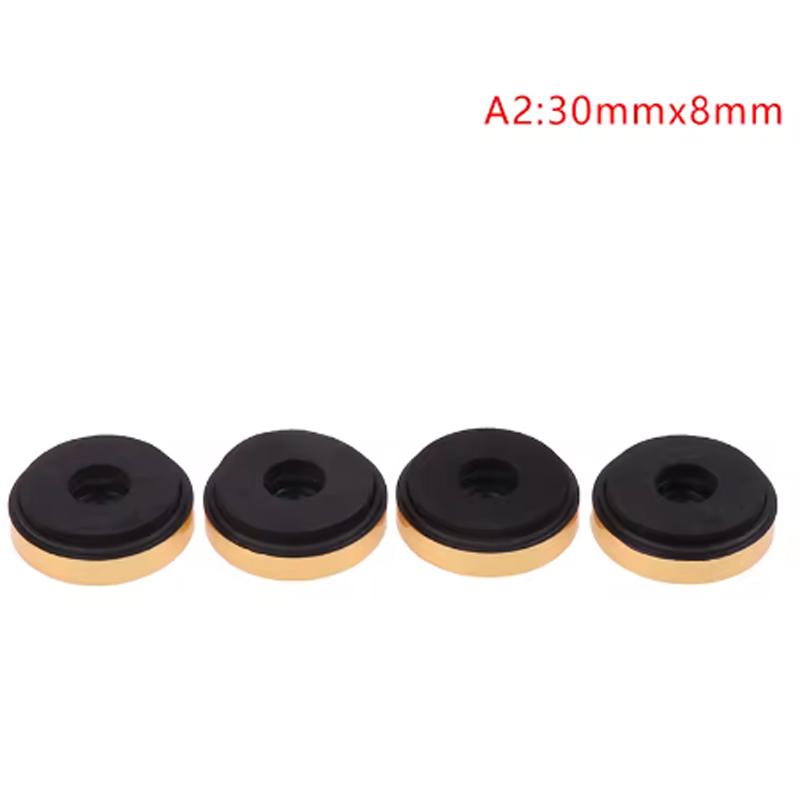 4pcs/set HIFI Audio Speaker Amplifier Anti-shock Absorber Feet Pads Isolation Stand Crab Claw Clamp Bracket For Camera Tripods
