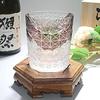 Edo Kiriko Hand-Carved Crystal Whiskey Glass