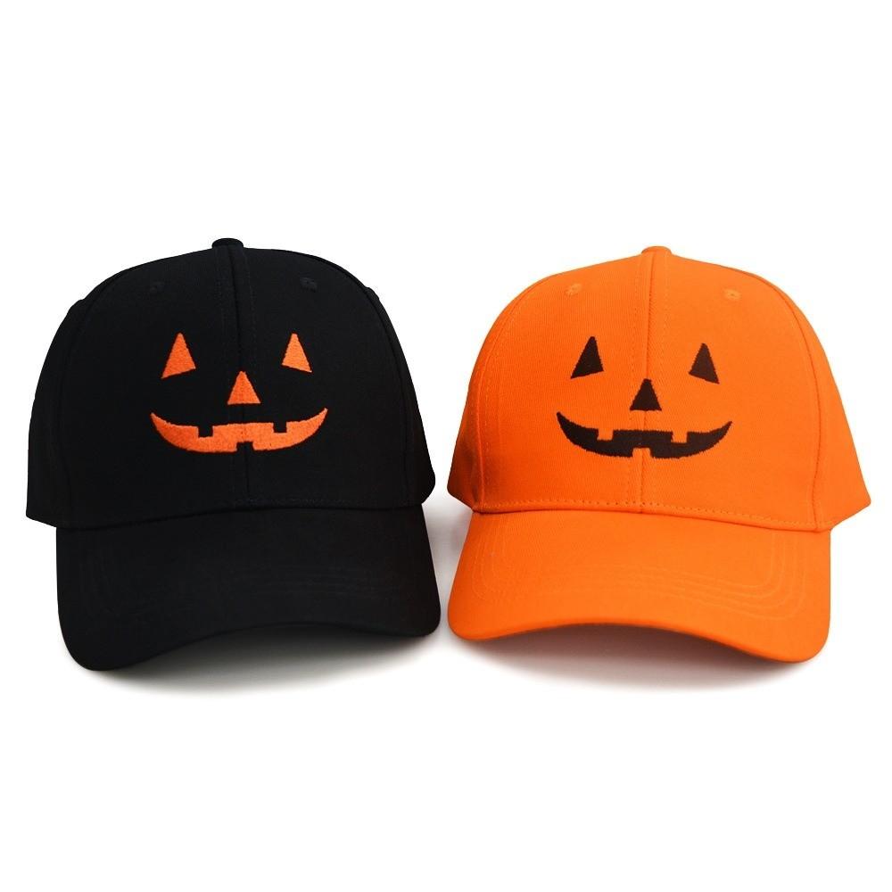Lightweight Halloween Baseball Cap Breathable Sunshade Cap Funny Pumpkin Embroidery Hat  Outdoor