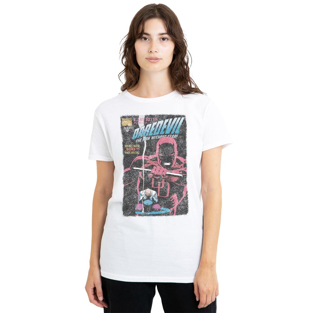 Daredevil Unisex Adult Last Rites Comic Cover T-Shirt