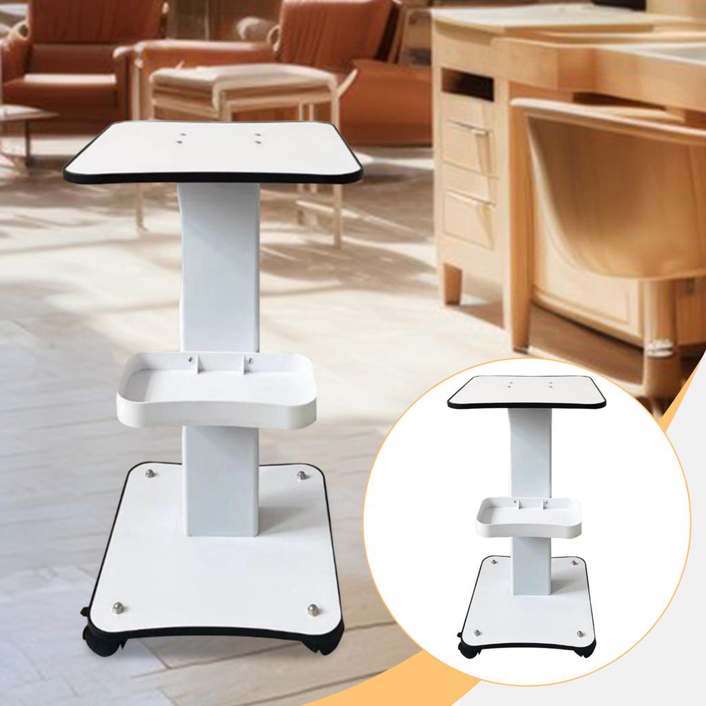 3 Tier Mobile Beauty Salon Trolley Cart SPA Salon Table Trolley Stand Rolling Cart Device Machine Skincare Tool Holder Organizer