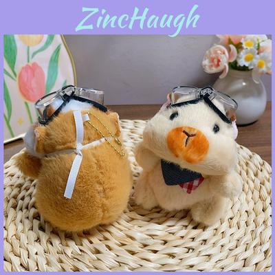 Dutch Pig Plush Keychain With Swim Goggles Soft Toy For Kids And Teens