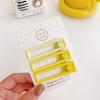 Colorful Hollow Square Hair Clips for Children - Stylish Metal Hairpins for Babies