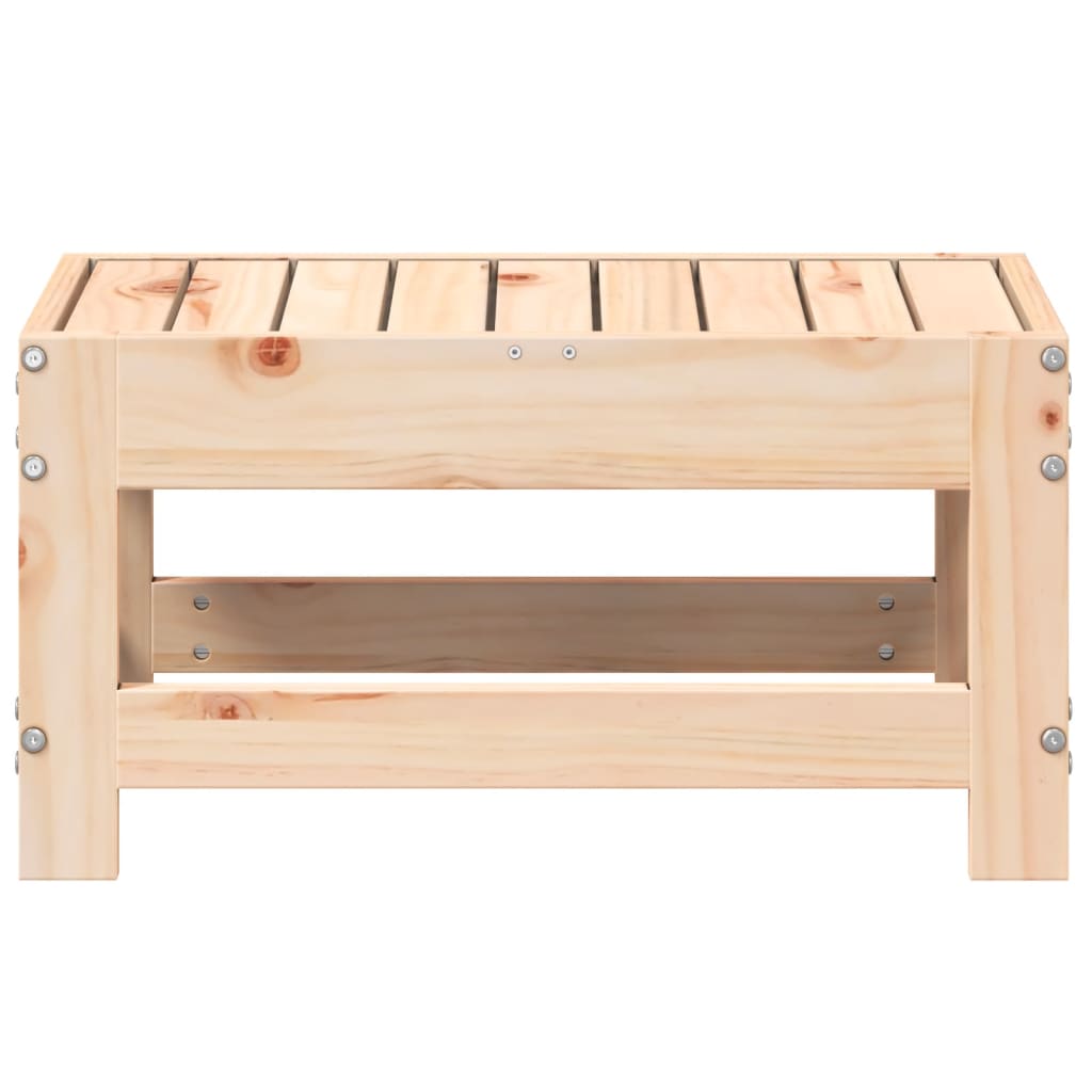 Garden Stool 62 x 30 x 32 cm Solid Pine Wood