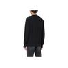 Calvin Klein Solid Color Loose Fit Pullover Round Neck Long Sleeve Sweater Men Sweater Black K10K112418-BEH