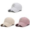 Embroidery C Letter Baseball Cap Adjustable Outdoor Sports Sun Hat Protection