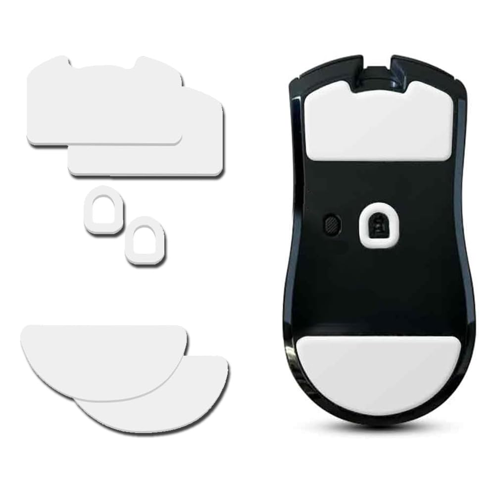 

2 Sets Mouse Sole ICE Mouse Feet for Razer Viper V3 Improves Gaming Mouse Premium Mouse Silent Glide Heavy Ultra Low Friction Mouse Feet Pro,