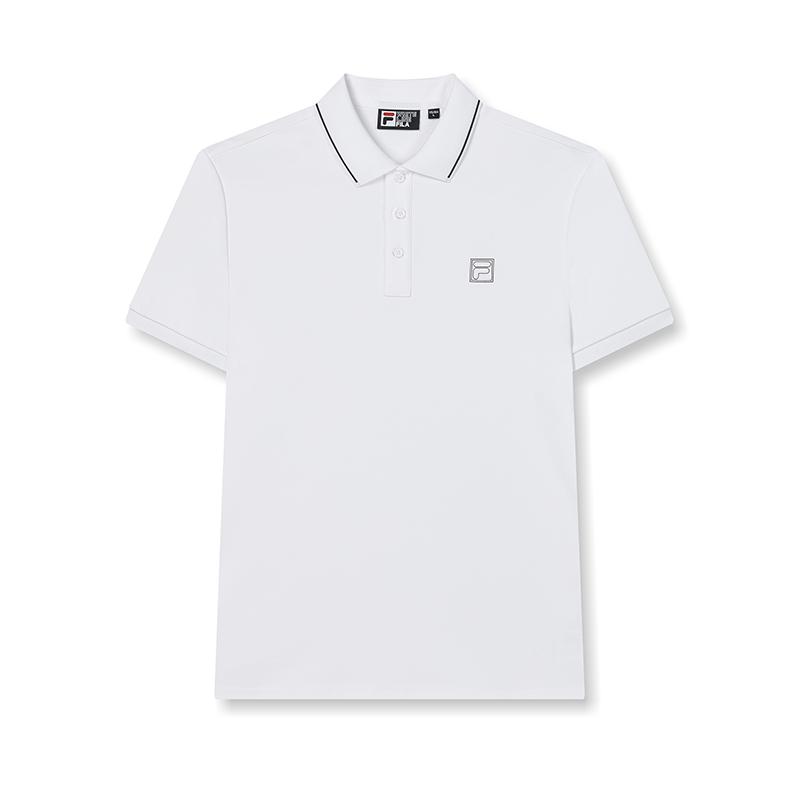 New FILA HERITAGE Polo Shirt Men's Standard White F11M428119FWT