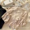Ladies Spring and Autumn Lace 7A Antibacterial Breathable Non Trace Abdominal High Waist Briefs
