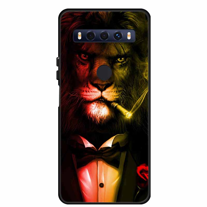 For TCL 10 SE Case Popular Picture Black Silicone Soft Back Cover Case For TCL 10 SE Phone Case Cover 10SE 6.52" Coque Funda Bag