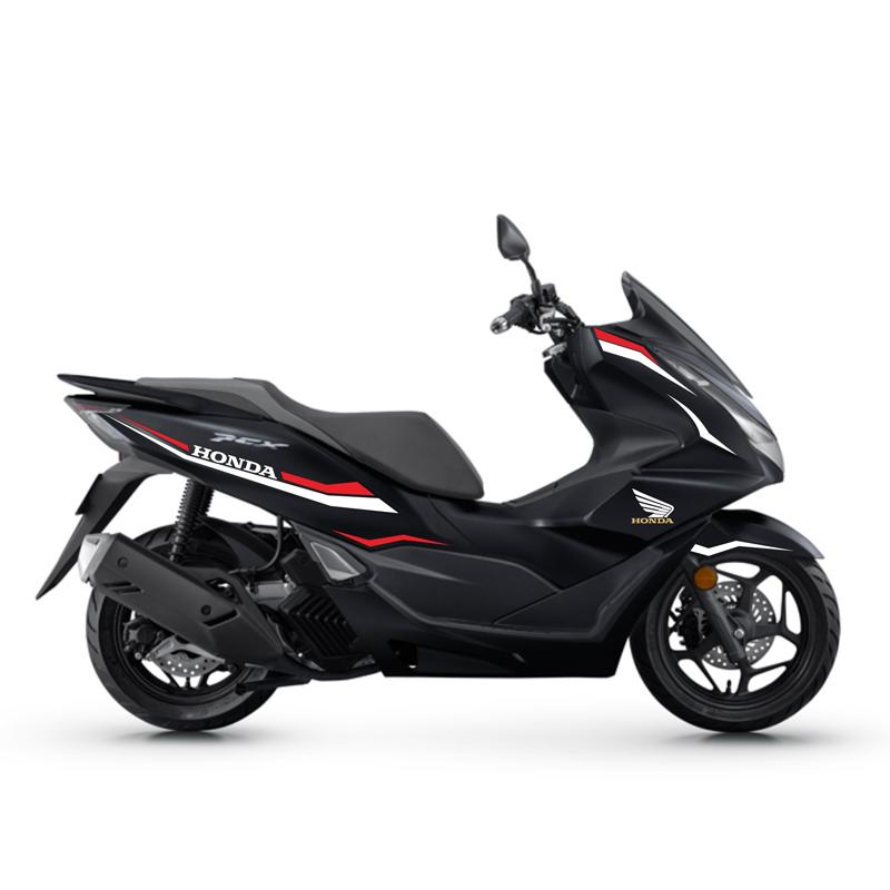 Applicable to Honda's new PCX160 modified whole car decorative version flower latte waterproof sticker to protect personalized decal