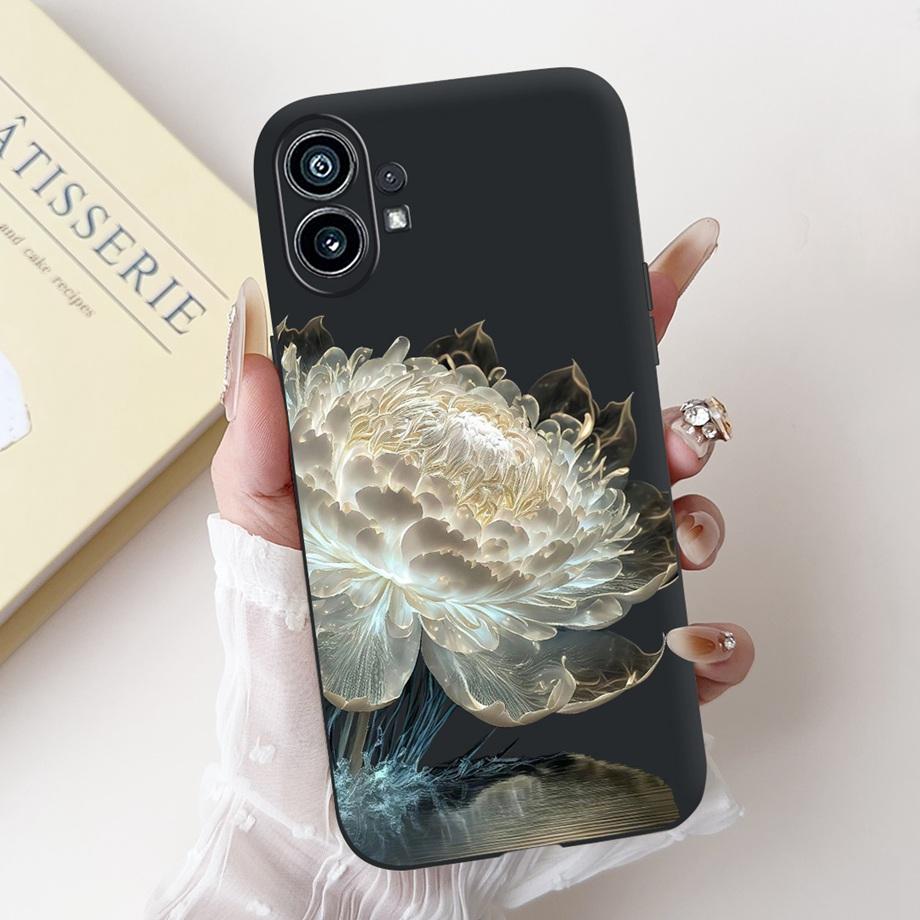 Butterfly Flower Landscape Marble Cartoon Cover For Nothing Phone 1 2 2a 3a Pro Case Phone (2a) (3a) Pro Capa Silicone Funda