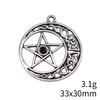 Sun Charm Moon Star Pendant Alloy Charms For Celestial Space Theme DIY Bracelet Necklace Jewelry Making Supplies For