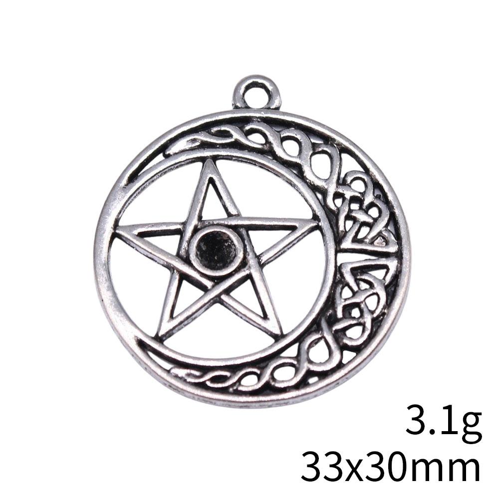 Sun Charm Moon Star Pendant Alloy Charms For Celestial Space Theme DIY Bracelet Necklace Jewelry Making Supplies For
