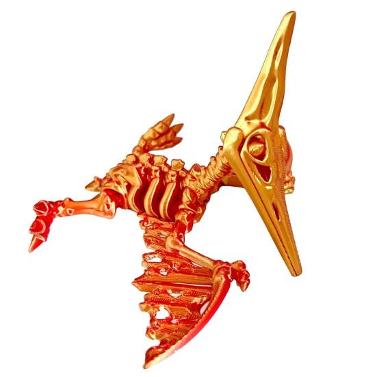 3D Printed Dinosaur Figurine Movable Joints Tyrannosaurus Mosasaur Stegosaurus Ankylosaur Pterosaur Velociraptor Model Stress Relief Dino Fidget Toy