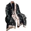 Imitation Cashmere Bee Insect Double-Sided Women'S Shawl With Exquisite Elegance Fashion Commuting Warmth Scarf
