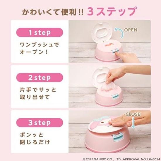 Rec (LEC) Sanrio My Melody Wet Tissue Pure Water 99.9 Included