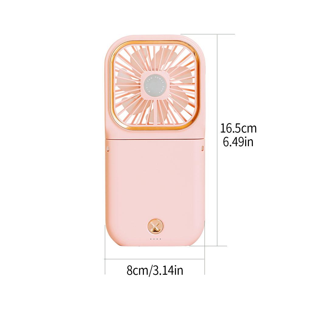 Portable Neck Fan USB Rechargeable Cooling Fan Digital Display Mini Ventilador Folding Hanging Neck Cooler Mute Neckband Fan