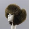 Earflap Hat Thickened Fluffy Windproof Cute Down Lining Ball Ear Protection Faux Fur