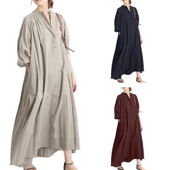 Letní šaty do kapsy Měkké stylové streetwear dámské letní šaty