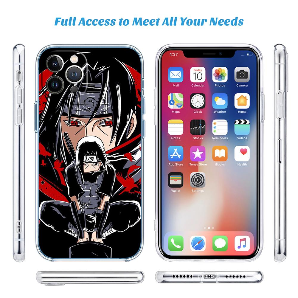 PP4 Anime Naruto Soft Shell Transparent Phone Case for Motorola Moto Edge 20 30 40 50 S30 Fusion Ultra Pro Neo Lite + G200 G23