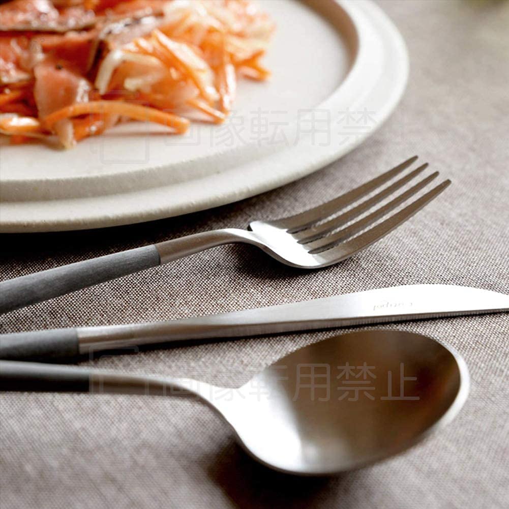 Cutipol GOA Silver Dinner 2 2 set in original presentation gift box Gray/Matte (2 knives, forks, spoons) 6-piece box, [ ]