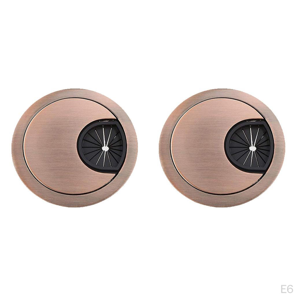 Pack Cable Desk Grommet Cover - 60mm