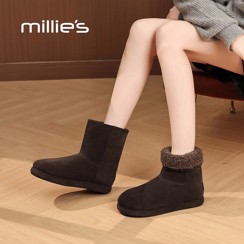 Millies Women s Retro Fleece-Lined Snow Boots EU 37
