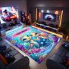 1PC Custom Name Underwater Sea Turtles Friendship Theme Floor Mat Ideal for Living Room, Game Rooms, Office, Bedroom,Floor Mat Playful Design
