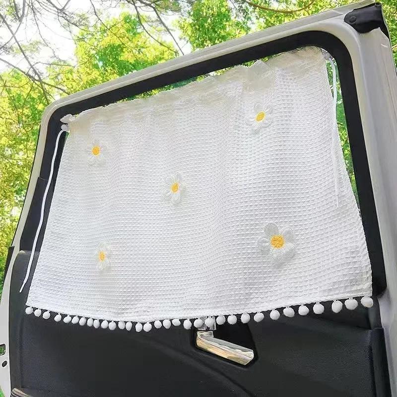 Cute Side Window Car Window Sun Shade Magnetic Foldable Windshield Sunshade Rear Side Cute Cartoon Auto Window Cover Car