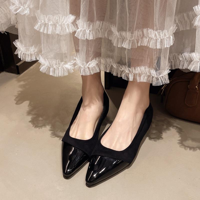 Fashion 2025 Ladies Shoes Slip On Women's Flats Pointed Toe Soft Bottom Shallow Mouth Flats Concise Hot Sale Casual Daily Zapatos Mujer