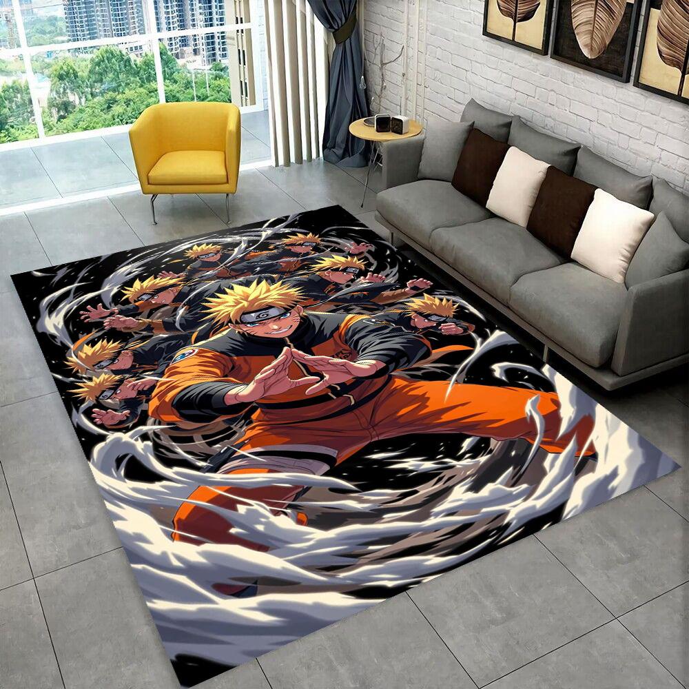 Dywan Anime Kreskówka N-Naruto I-Itachi 3D do Pokoju Zabaw Sypialni Salonu Kanapy Wystroju Domu, Dywanik dla Dzieci Mata Podłogowa Antypoślizgowa