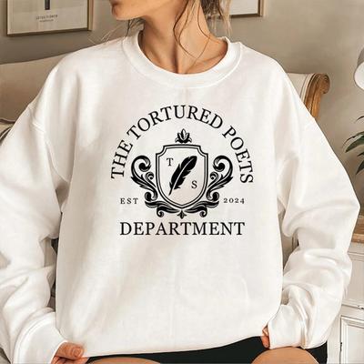 Mikina The Tortured Poets Department Nové hudební album Košile TTPD Mikina s kapucí All's Fair in Love and Poetry Crewneck mikiny