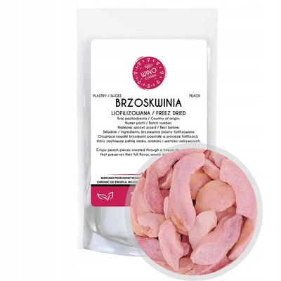 Brzoskwinia Liofilizowana Plastry - 50g Owoce Naturalne Zdrowa Przekąska