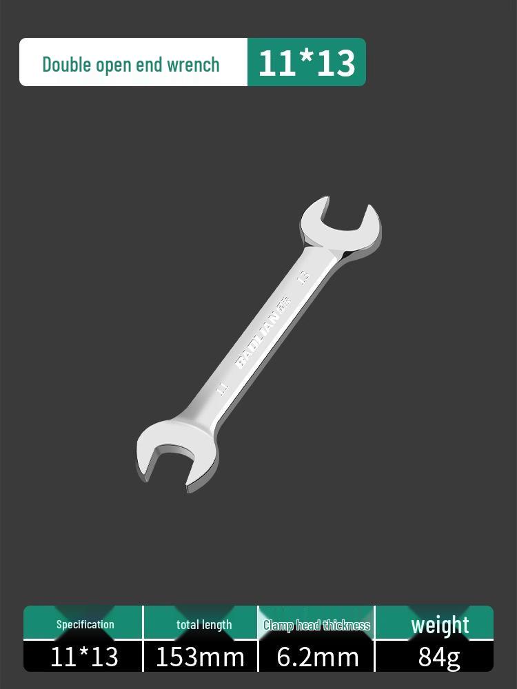 Doppelkopf-Maulschlüssel-Set - Polierte Oberfläche, Kleines Werkzeugset für Zuhause, 8-10mm Steckschlüssel-Helfer