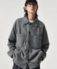 GOSTREET Oversized Fleece Shirt Gray