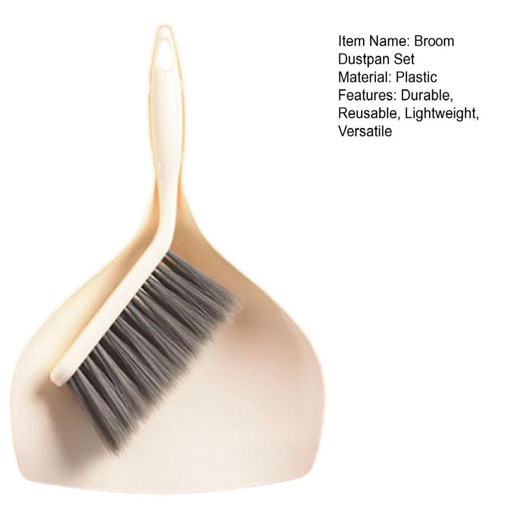 Mini Scopa E Paletta Per Pulizie Domestiche - Set Portatile Per Scrivania, Tavolo E Tastiera | Design Compatto - Foto 4