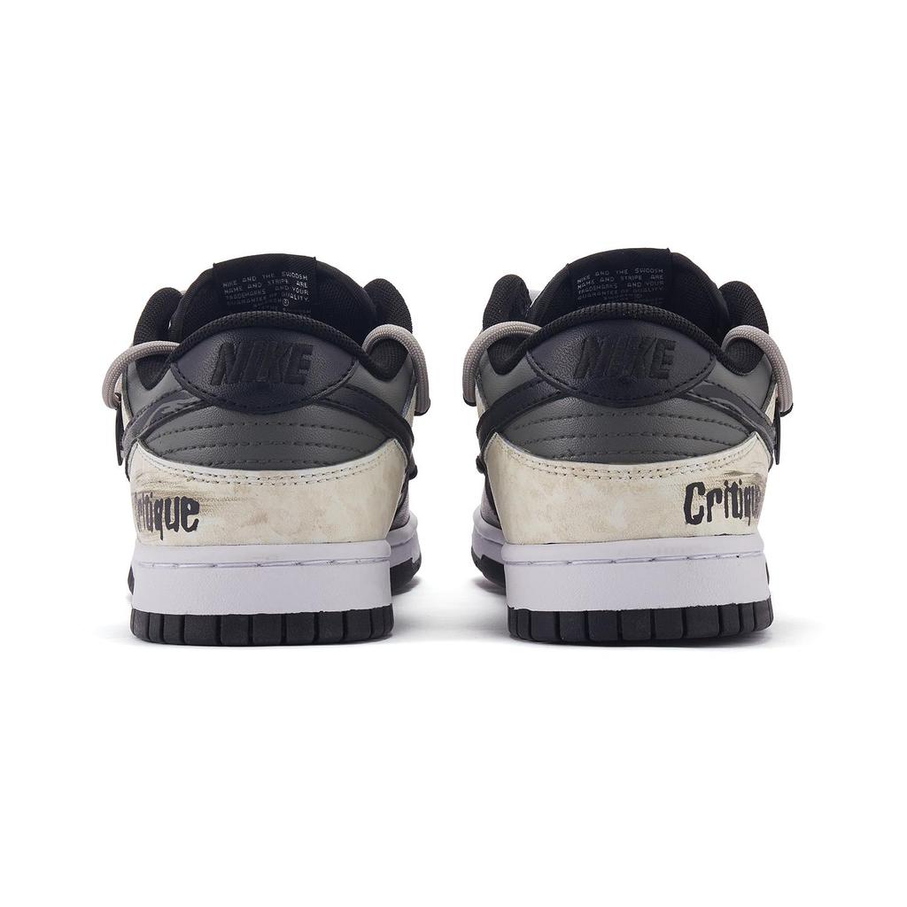 Nike Scarpe Skateboard Dunk Criticism Low top GS Nero Bianco Giallo CW1590-100(Team98-)