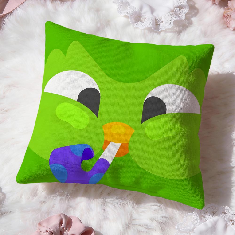 Brand D-DuolingoS Cushion Cover Premium Comfort Reversible Pillow Cove -Two In One Design for Any Room & Car Interior