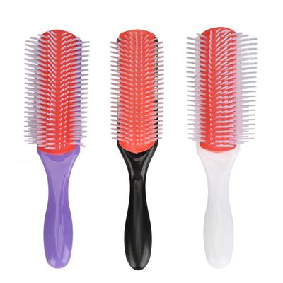 3 Stück 9-reihige Haarbürste Kopfhautmassage Abnehmbare Entwirrungs-Styling-Haarbürste Kamm für Heimhaar