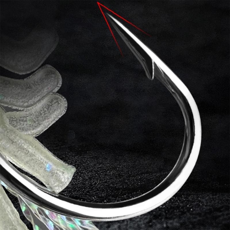 5 Pack Fishing Lures Rig Shrimp Baits Glow Fishing Rigs Shrimp String Hook Fishing Baits for Saltwater Fishing