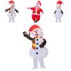 Adult Inflatable Santa Snowman Gingerbread Man Costume For Cosplay And Halloween Parties