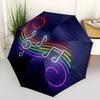 1pc Music Notes Themed High-quality Umbrella,Automatic Opening and Closing Umbrella,Multi-functional Umbrella G0811400