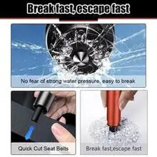 Car Safety Hammer Auto Emergency Glass Window Breaker Seat Belt Cutter Life-Saving Escape Car Emergency Tool NEW
