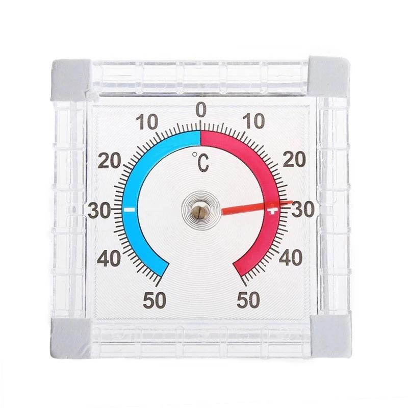 1pc Temperature Thermometer Window Indoor Outdoor Wall Garden Home Graduated Disc Measurement