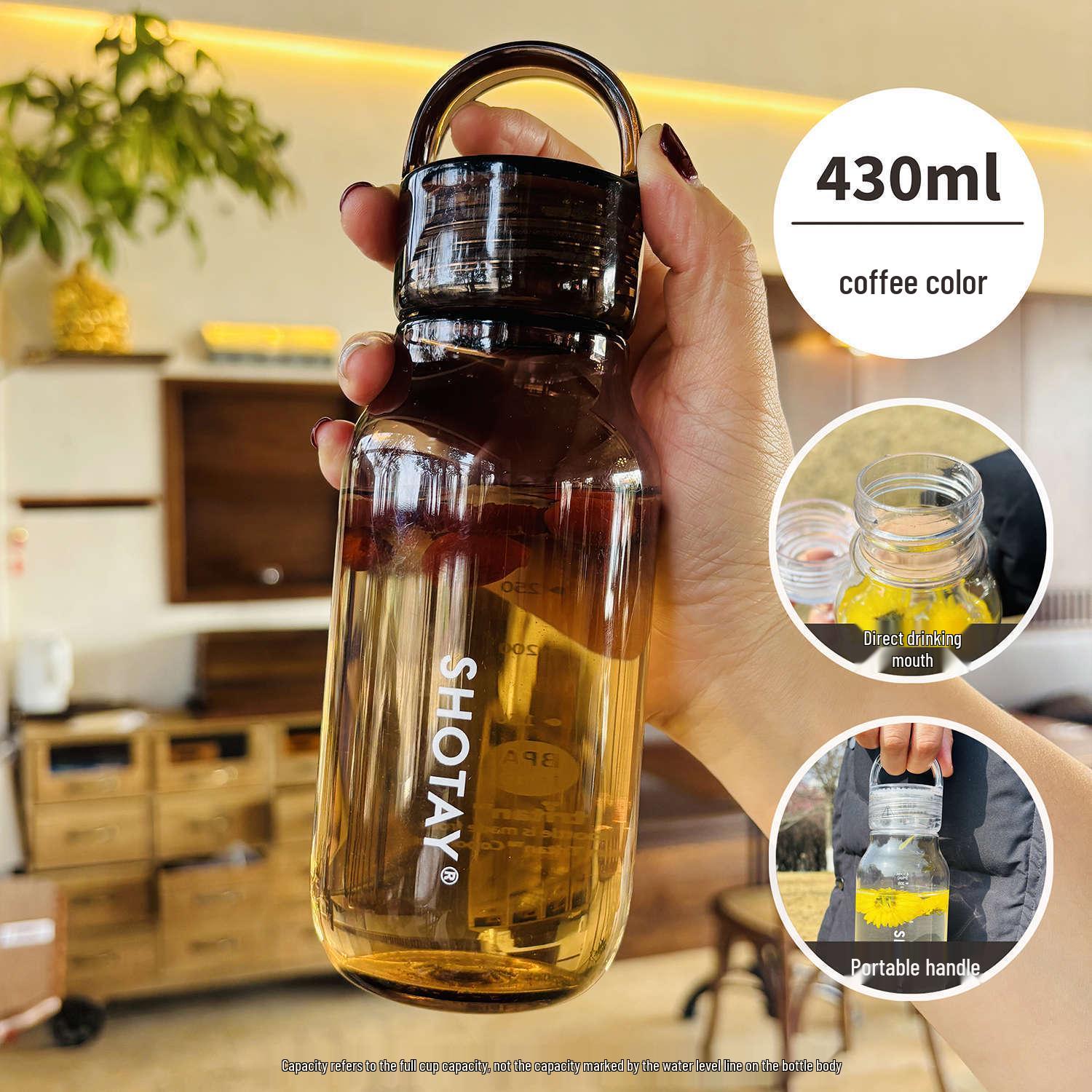 

Shangtai Tritan Portable Outdoor Tea Cup - Simple, Solid Color, High-End Design